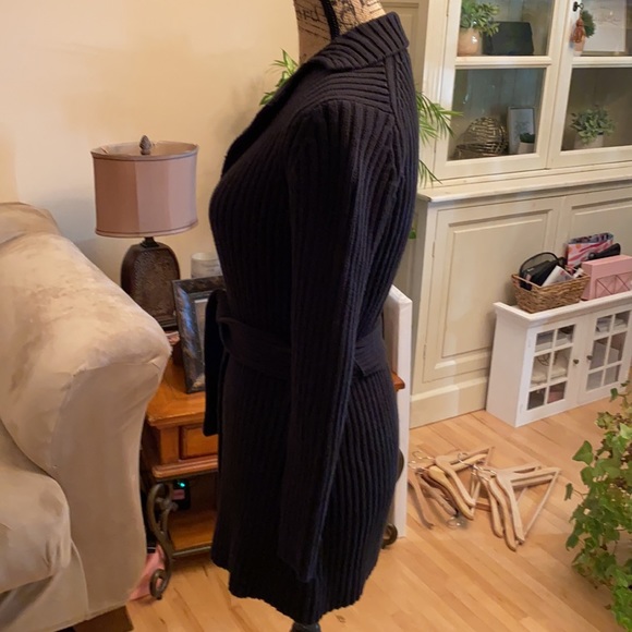 Express belted open cardigan - Picture 2 of 3